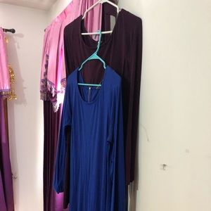 Express dresses- 2 colors available. Size L.